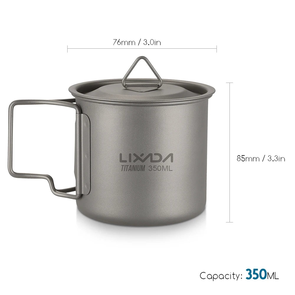 Ultralight Titanium Cup Mug 300/350/550/650ml