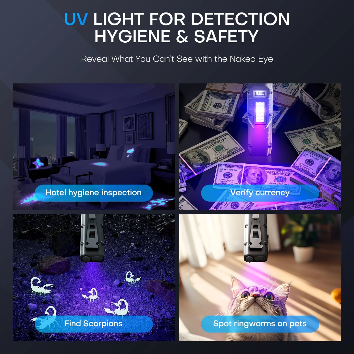 Tactical Rechargeable Flashlight