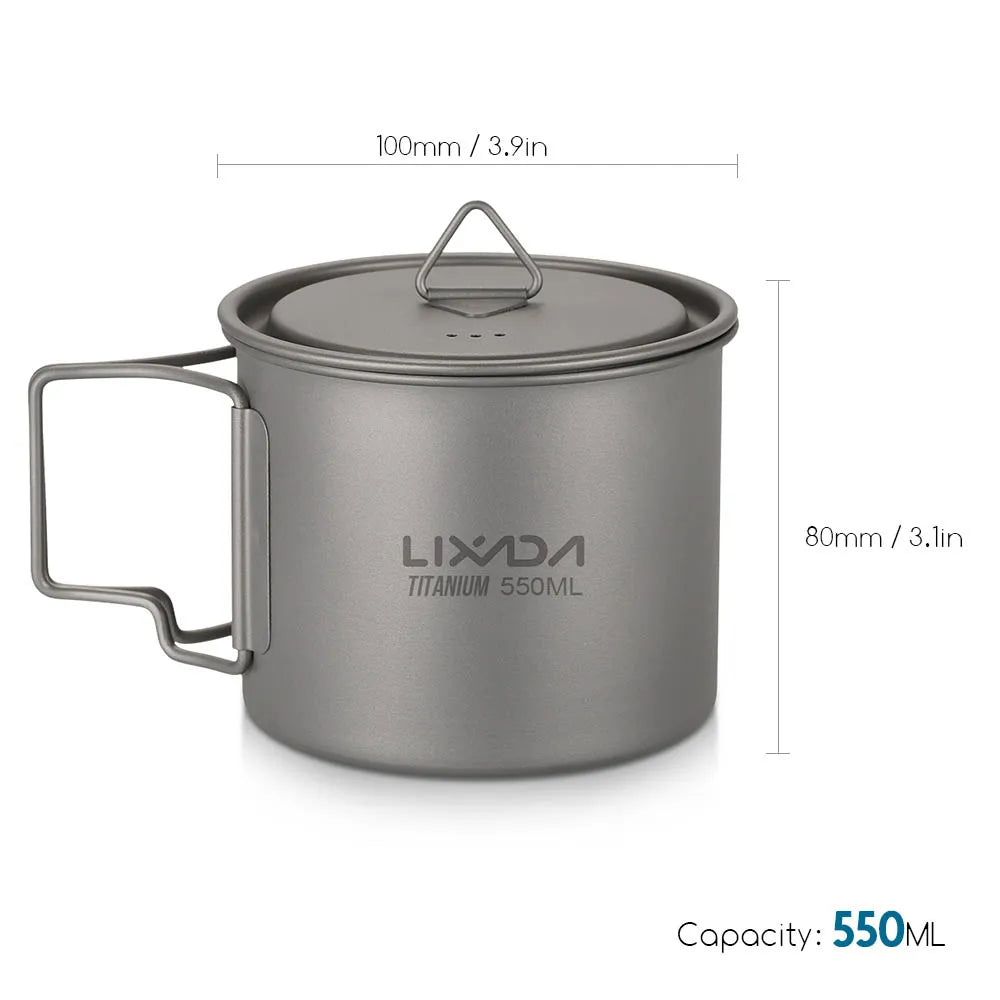 Ultralight Titanium Cup Mug 300/350/550/650ml