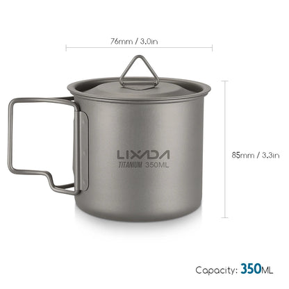 Ultralight Titanium Cup Mug 300/350/550/650ml