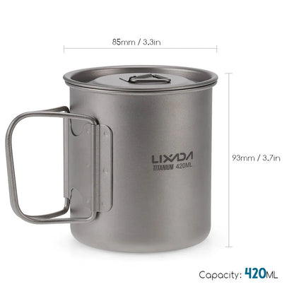 Ultralight Titanium Cup Mug 300/350/550/650ml