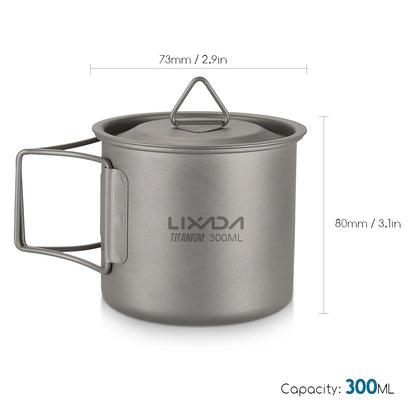 Ultralight Titanium Cup Mug 300/350/550/650ml