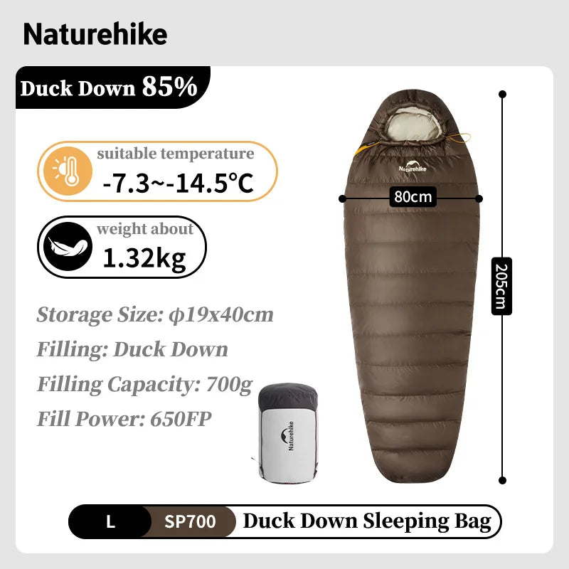 Naturehike Camping Winter Sleeping Bag Snowbird Mummy