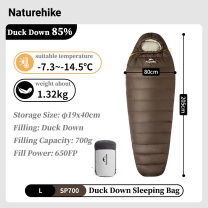Naturehike Camping Winter Sleeping Bag Snowbird Mummy