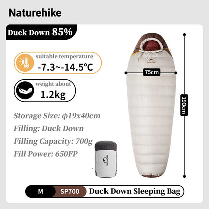 Naturehike Camping Winter Sleeping Bag Snowbird Mummy
