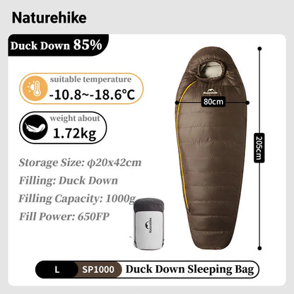 Naturehike Camping Winter Sleeping Bag Snowbird Mummy