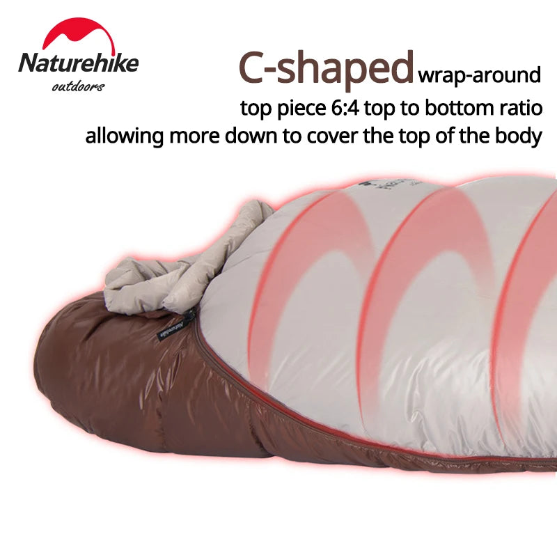 Naturehike Camping Winter Sleeping Bag Snowbird Mummy
