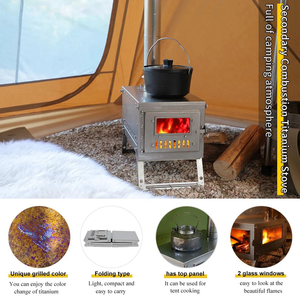 Soomloom Titanium Folding Stove