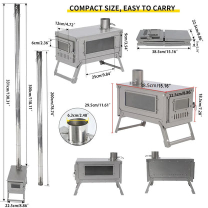 Soomloom Titanium Folding Stove