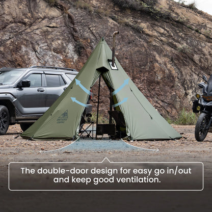 OneTigris Rock Fortress Hot Tent with Stove Jack