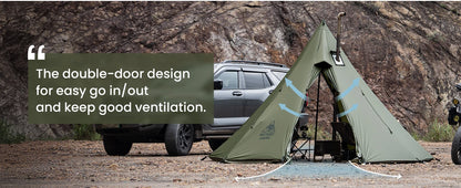 OneTigris Rock Fortress Hot Tent with Stove Jack