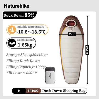 Naturehike Camping Winter Sleeping Bag Snowbird Mummy