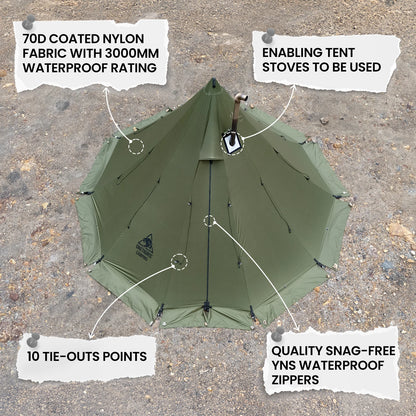 OneTigris Rock Fortress Hot Tent with Stove Jack