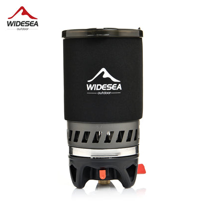 Outdoor Gas Stove Burner Coffee Pot Cup Cookware
